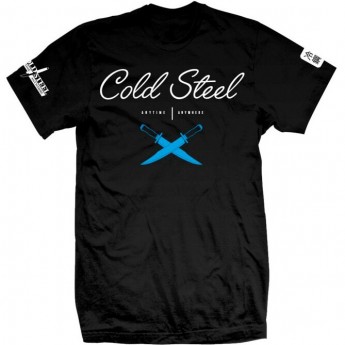 Футболка COLD STEEL CURSIVE BLACK TEE SHIRT (L) CS_TJ3 Футболка COLD STEEL CURSIVE BLACK TEE SHIRT (L) CS_TJ3