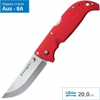Нож COLD STEEL FINN WOLF RED CS_20NPRDZ